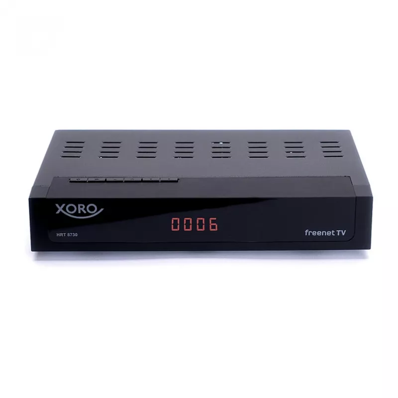 Odbiornik Xoro HRT 8730 DVB-T/T2 Full HD, Czarny
