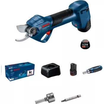Bosch GGP 12V-25 Professional Akumulatorowe Nożyce do Gałęzi Zestaw 2x3.0Ah
