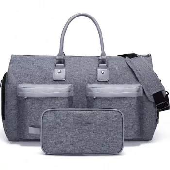 EXTRALINK Black Forest KM05 Torba podróżna 51x20x33 cm Składana + Kosmetyczka