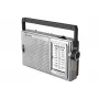 ELTRA Radio IZA-5 Srebrny Przenośne Radio FM/AM z Bluetooth i USB