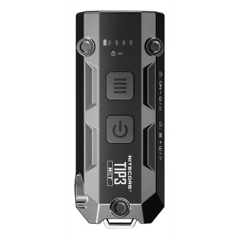 NITECORE TIP3 Latarka na klucze Czarna 720 lumenów