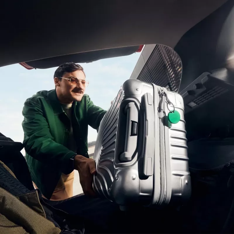 Chipolo POP Bluetooth Tracker z wymienną baterią dla iOS i Android, niebieski