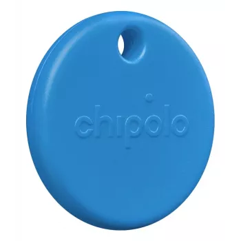 Chipolo POP Bluetooth Tracker z wymienną baterią dla iOS i Android, niebieski