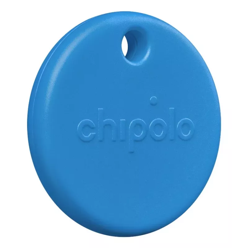Chipolo POP Bluetooth Tracker z wymienną baterią dla iOS i Android, niebieski