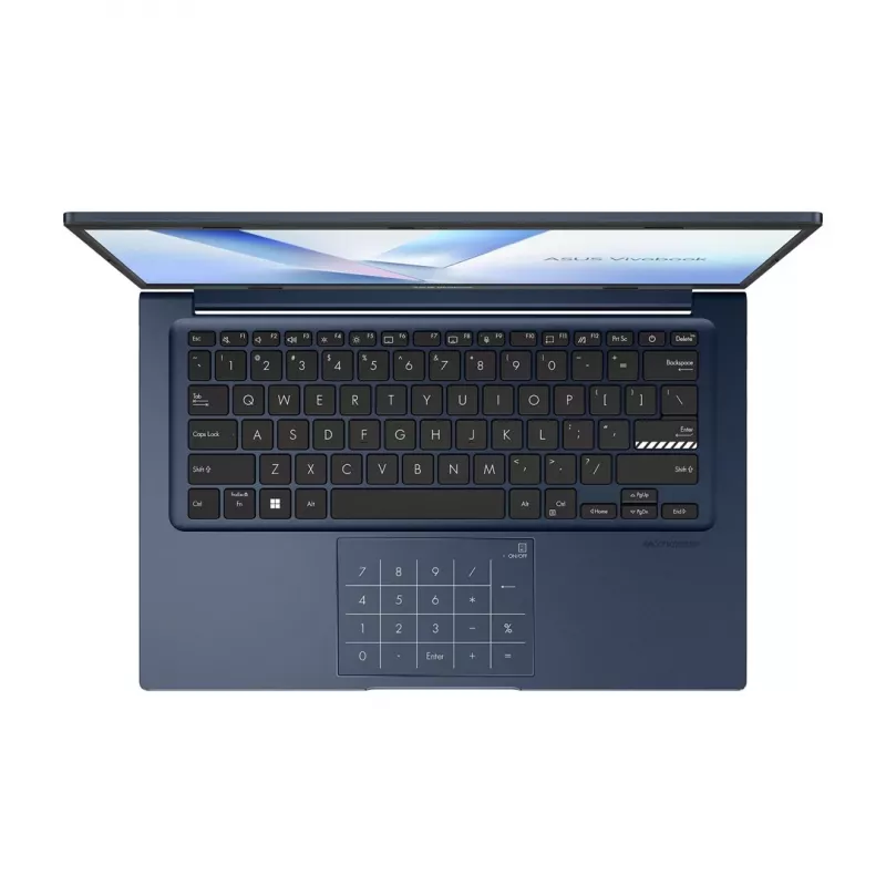 ASUS Vivobook 14 X1404VA-EB1619 Core 5 120U 14,0 cala FHD IPS-Level 60Hz 250nitów Anti-Glare 16GB DDR5 512GB SSD Intel UHD Graphics Kamera 720p 42Wh Brak systemu operacyjnego Quiet Blue