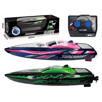 MADEJ R/C Speed Boat 2.4GHz RC Boat z ładowarką USB