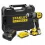 STANLEY FATMAX SFMCD726D2T 18V Bezszczotkowa Akumulatorowa Wiertarko-wkrętarka udarowa (2x akumulatory 2.0Ah, ładowarka, walizka TSTAK)