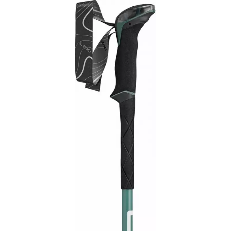 Kije trekkingowe LEKI MAKALU LITE 100-135cm Zielony/Biały