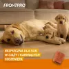FRONTPRO Tabletki przeciwpchełne i przeciwkleszczowe dla psów (25-50 kg) - 3x 136 mg Afoksolaner Tabletki do żucia