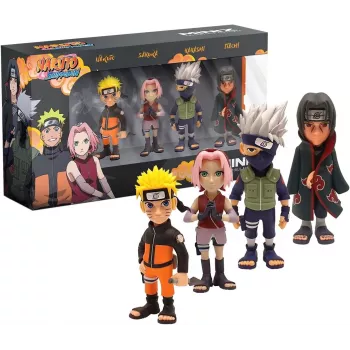 MINIX Naruto Shippuden Zestaw 4 Figur Kolekcjonerskich 7 cm