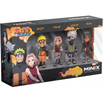 MINIX Naruto Shippuden Zestaw 4 Figur Kolekcjonerskich 7 cm