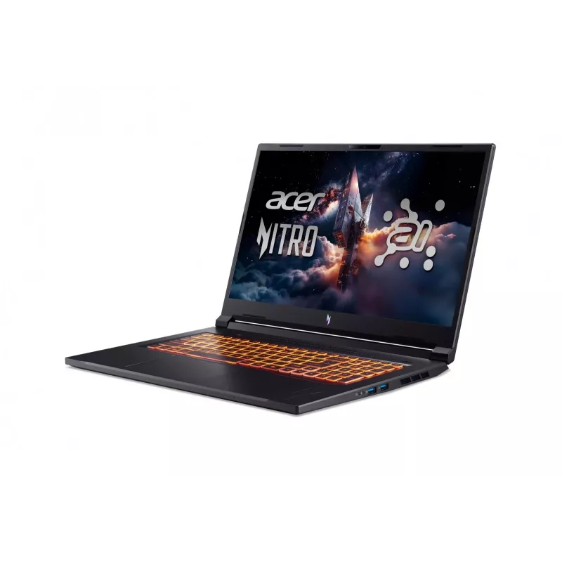 Acer Nitro 17 ANV17-61 Gaming Laptop, AMD Ryzen AI 9 365, 32GB DDR5, 1TB SSD, GeForce RTX 5070, 17.3 cala QHD 165Hz, Windows 11 Pro, Czarny