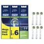 Oral-B Pro CrossAction Refill 6 Pack White Electric Toothbrush Heads