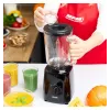 MPM MBL-37 Blender, 500 W, 1.5 L Szklany Dzbanek, Nierdzewne Ostrze, 2 Prędkości, Funkcja Pulse, Kruszenie Lodu, Czarny