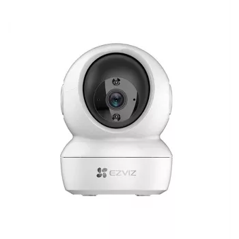 EZVIZ H6C 2MP Pan & Tilt Indoor Security Camera, Full HD 1080p, Night Vision, Two-Way Audio, Wi-Fi, White