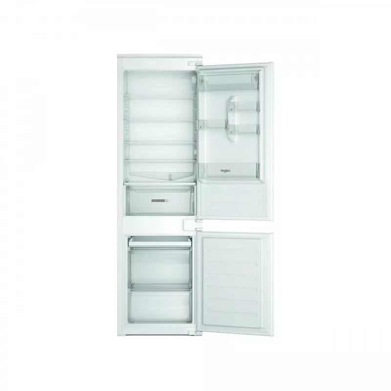 Whirlpool WHC18D071A1 Wbudowana chłodziarko-zamrażarka z technologią 6th Sense, pojemność całkowita 250 L, klasa energetyczna D, biała