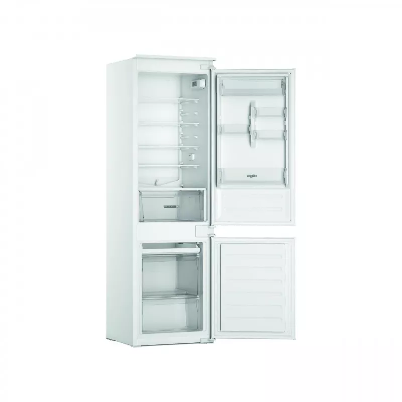 Whirlpool WHC18D071A1 Wbudowana chłodziarko-zamrażarka z technologią 6th Sense, pojemność całkowita 250 L, klasa energetyczna D, biała