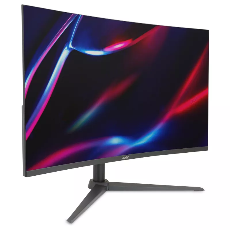 Acer Nitro XZ320QUP0bmiiphx 31.5 cala WQHD Zakrzywiony Monitor Gamingowy, 2560x1440, 144Hz, 1ms, VA, AMD FreeSync Premium, DisplayHDR 400, 2x HDMI 2.0, 2x DP 1.4, Regulacja wysokości