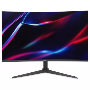 Acer Nitro XZ320QUP0bmiiphx 31,5 cala WQHD Zakrzywiony Monitor Gamingowy, 2560x1440, 144Hz, 1ms, VA, AMD FreeSync Premium, DisplayHDR 400, 2x HDMI 2.0, 2x DP 1.4, Regulacja wysokości