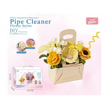 MADEJ DIY Flower Bouquet Craft Kit - Zestaw do tworzenia bukietów z filcu dla dzieci 6+