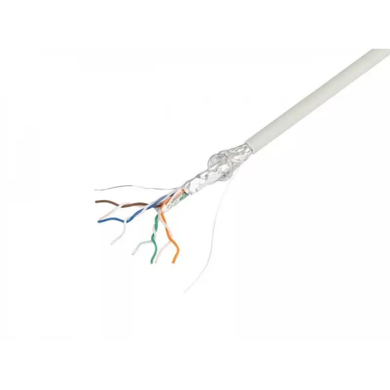 LANBERG SFTP Cat.5e 305m Solid Copper LSZH Network Cable Gray