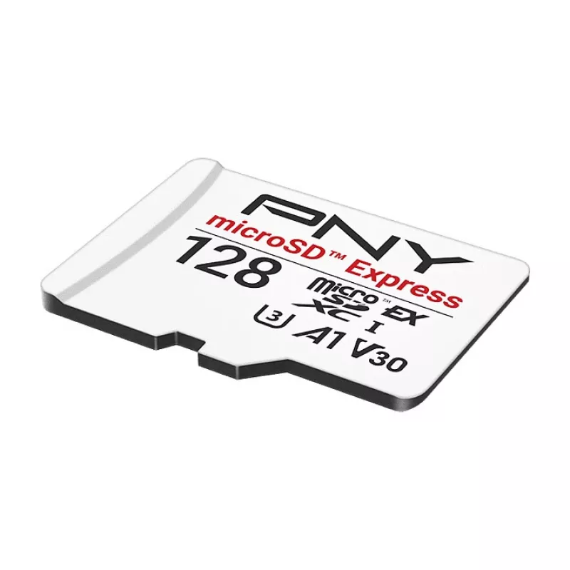 PNY 128GB microSDXC Express Card UHS-I U3 V30 A1 z adapterem SD