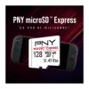 PNY 128GB microSDXC Express Card UHS-I U3 V30 A1 z adapterem SD