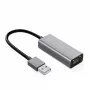 IBOX Aluminum USB-C do RJ45 Gigabit Ethernet Adapter, Space Gray