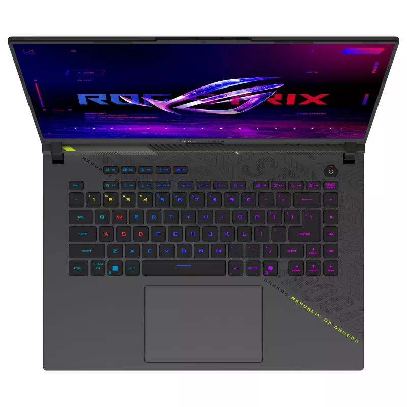 ASUS ROG Strix 16 G614FR-S5226 - 16 cali WQXGA IPS 240Hz, AMD Ryzen 9-9955HX, 32GB DDR5 RAM, 1TB NVMe SSD, NVIDIA GeForce RTX 5070 Ti, FreeDOS
