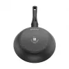 Patelnia Sauté ZWILLING Madura Plus 28 cm, Czarna, Kute Aluminium, Powłoka Nieprzywierająca Duraslide Ultra, Kompatybilna z Indukcją