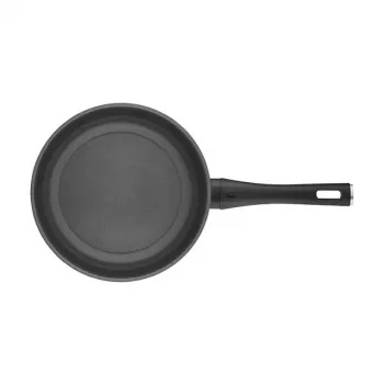 Patelnia Sauté ZWILLING Madura Plus 28 cm, Czarna, Kute Aluminium, Powłoka Nieprzywierająca Duraslide Ultra, Kompatybilna z Indukcją