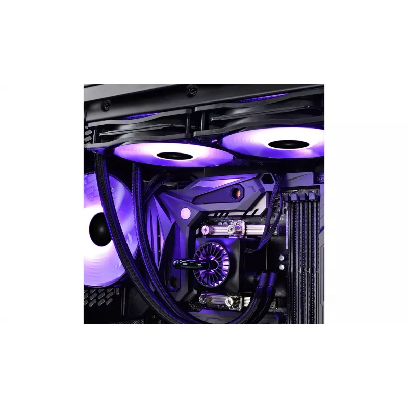 Zestaw wentylatorów DeepCool RF120 3-in-1 RGB PWM 120mm (czarny, 3 szt.)