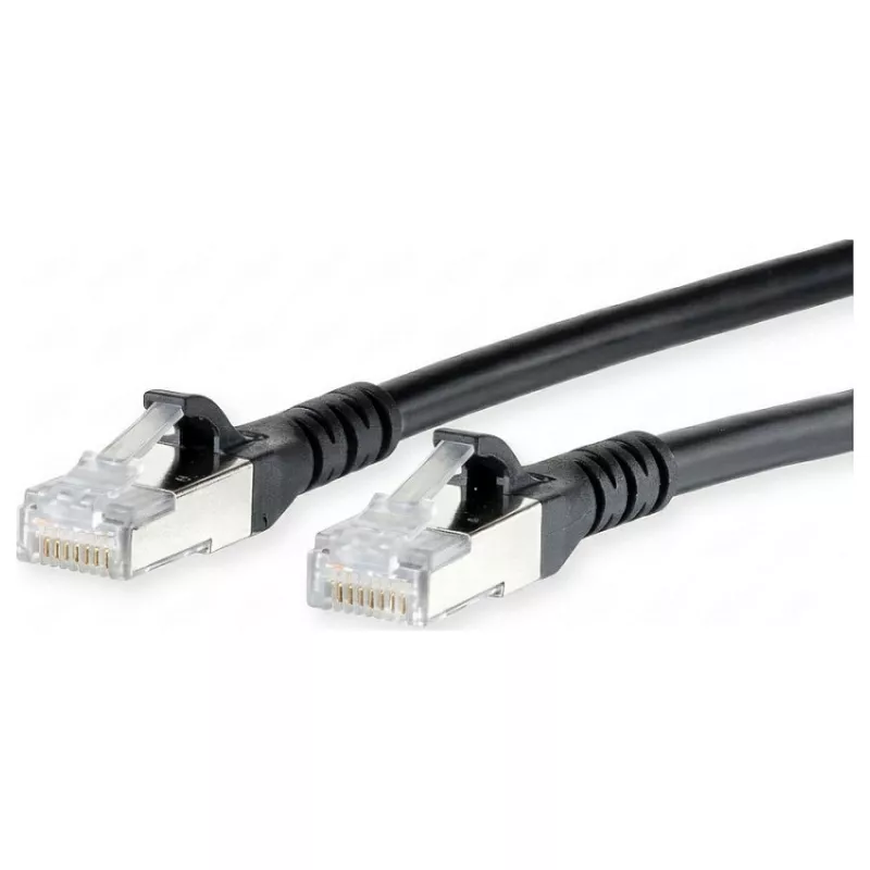 METZ CONNECT Patch Cable Cat.6A S/FTP AWG26 LSZH Black 60m