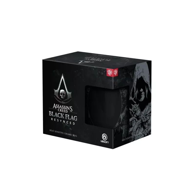 Kubek termiczny Good Loot Assassin's Creed Black Flag Resynced - Edward Kenway 480 ml Czarny