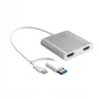 j5create JCA365-N USB-C na podwójny HDMI adapter do wielu monitorów - 3.2 Gen 1 - USB-A i USB-C - 4K 60Hz