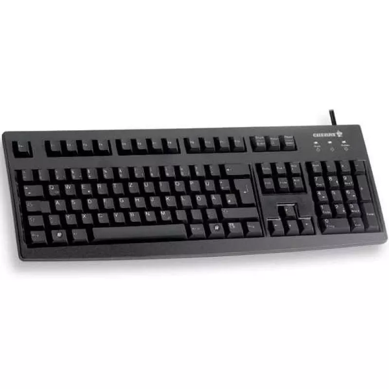 Cherry G83-6105LUNCH-2 CH USB Czarna Przewodowa Klawiatura Układ QWERTZ