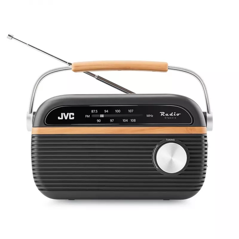 JVC RA-E215G Przenośne Radio FM/AM Analogowe Szary
