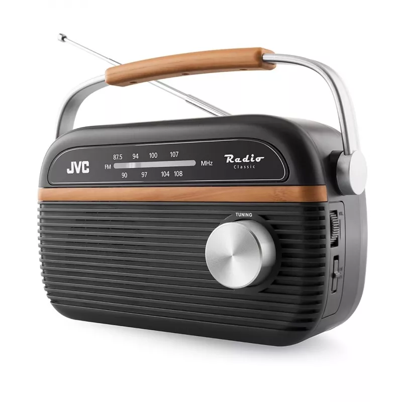 JVC RA-E215G Przenośne Radio FM/AM Analogowe Szary