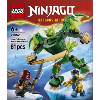 LEGO Ninjago 71862 Lloyd's Dragon Mech Battle Pack Klocki konstrukcyjne