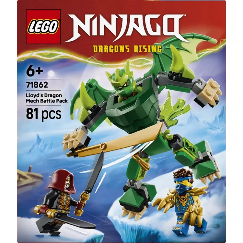 LEGO Ninjago 71862 Lloyd's Dragon Mech Battle Pack Klocki konstrukcyjne