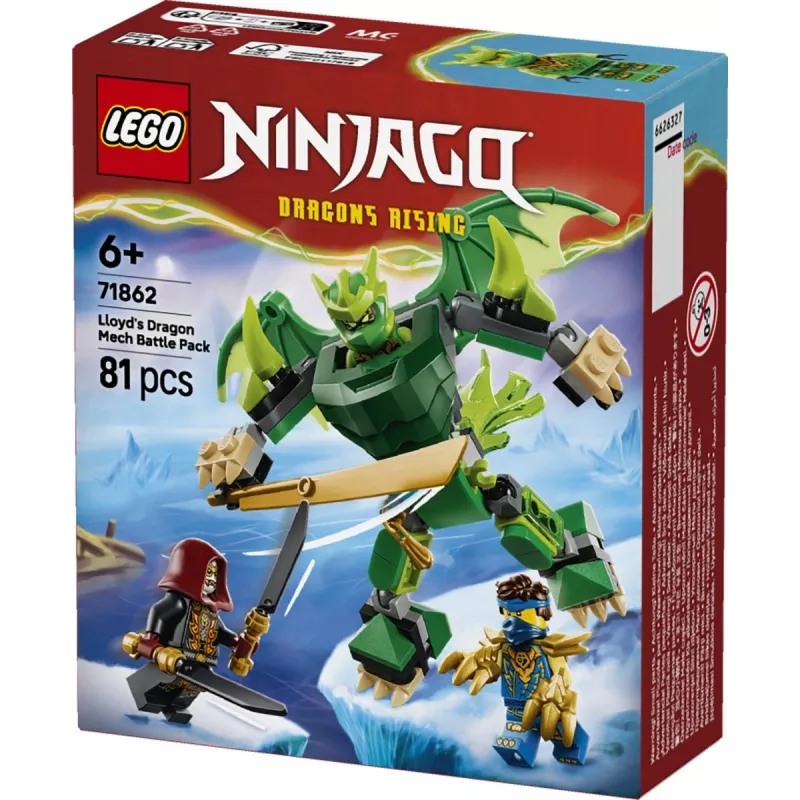 LEGO Ninjago 71862 Lloyd's Dragon Mech Battle Pack Klocki konstrukcyjne
