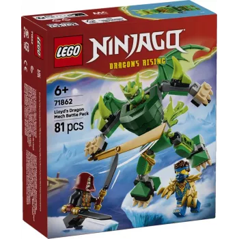 LEGO Ninjago 71862 Lloyd's Dragon Mech Battle Pack Klocki konstrukcyjne