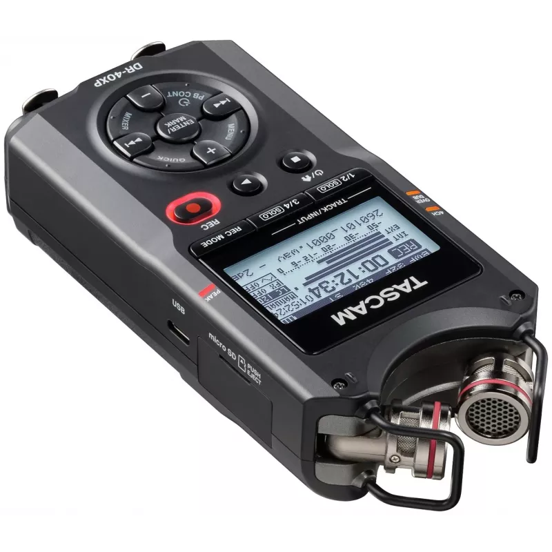 Tascam DR-40XP Przenośny Rejestrator Cyfrowy z Interfejsem USB Audio