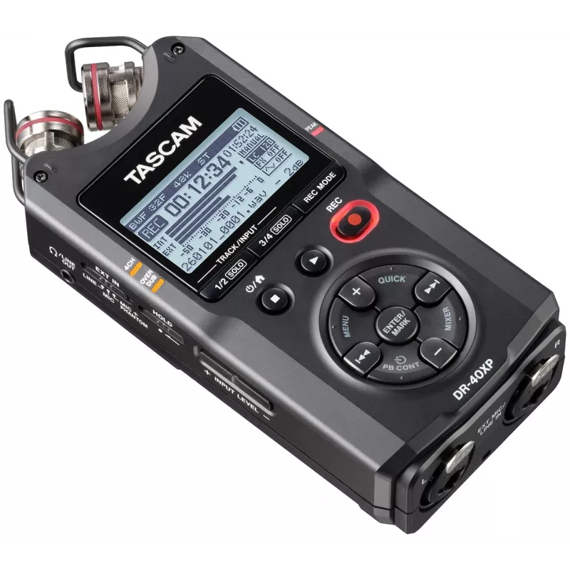 Tascam DR-40XP Przenośny Rejestrator Cyfrowy z Interfejsem USB Audio