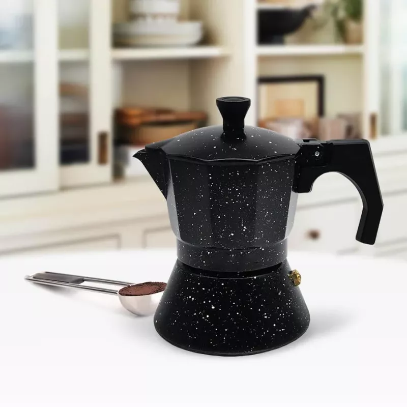 Ekspres do kawy Moka Pot Maestro Granite MR-1667-3 150ml 3 filiżanki Szary
