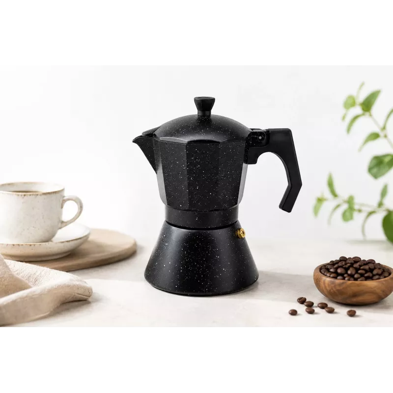 Ekspres do kawy kuchenkowy Maestro Granite MR-1667-9 450ml 9 filiżanek
