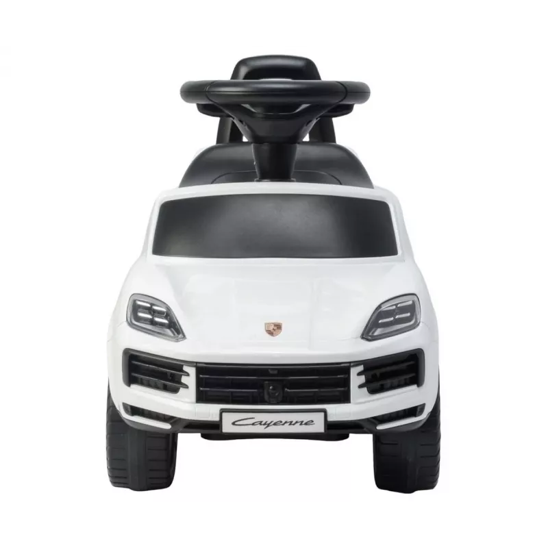 MILLY MALLY Pojazd dla dzieci Porsche Cayenne S Biały - Elektryczny samochodzik z akumulatorem 12V, pilotem, światłami LED