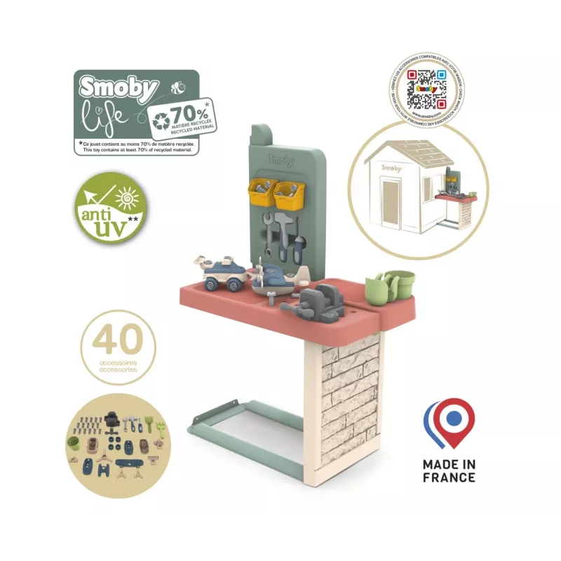 SMOBY Little Handyman's Workshop Life