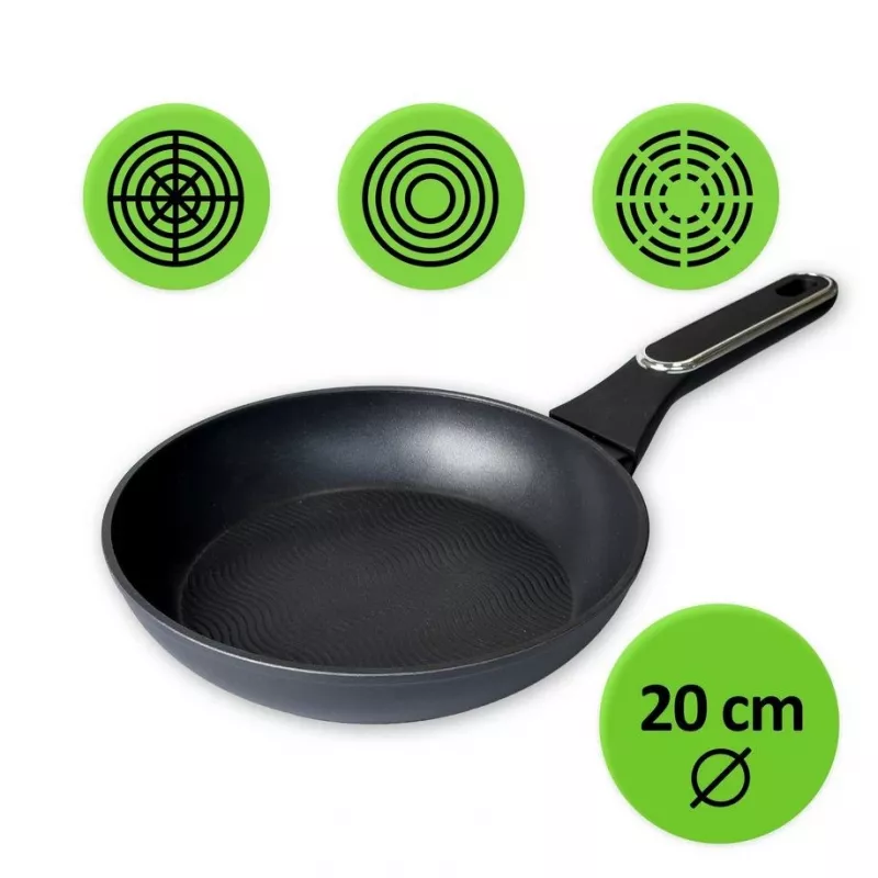 Patelnia Maestro Wave 20 cm z powłoką nieprzywierającą MR-1212-20