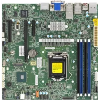 Płyta główna Supermicro X12SCZ-TLN4F Micro ATX, LGA1200, Intel W480E, 2x10GbE, 2xGbE, IPMI